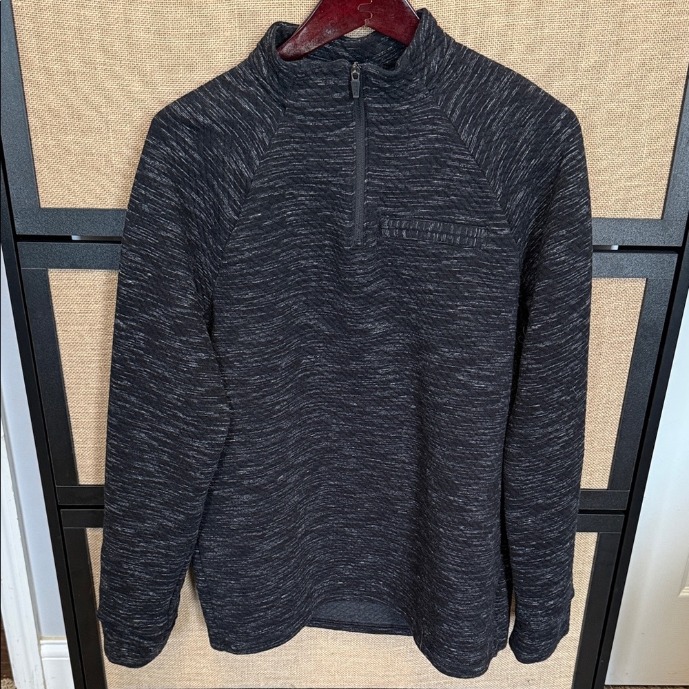 Marc Anthony Charcoal Zip-Up Sweater